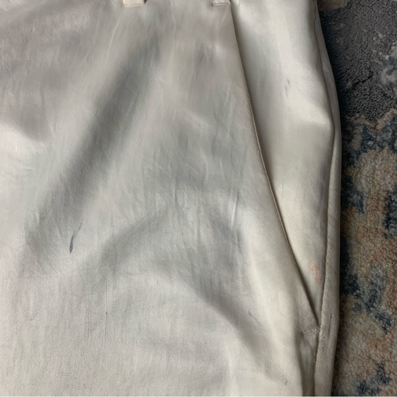 Theory Cream Wide-Leg Pants - Picture 3 of 9